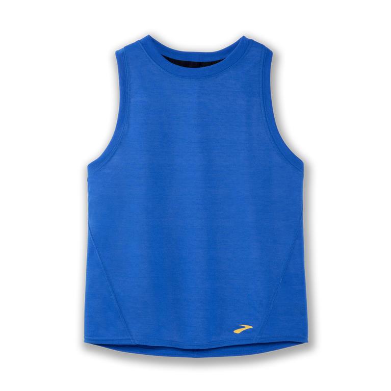 Brooks Distance Running Tank Top - Women's - Blue Bolt (23740-GUAZ)